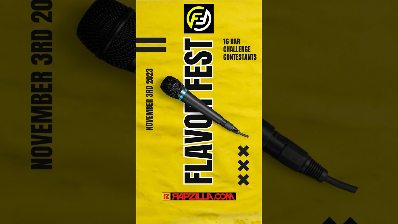 Flavor Fest X Rapzilla 16 Bar Challenge Contestants