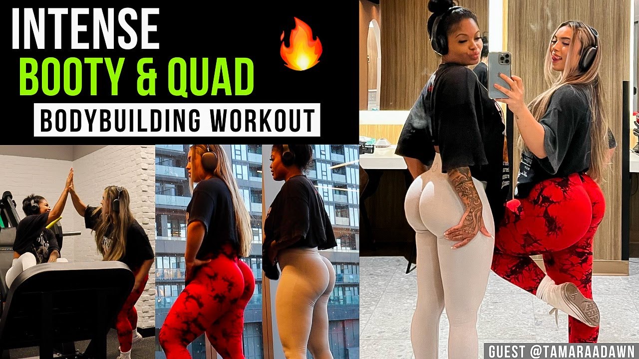 HOW TO GROW YOUR LEGS WITH US | QUAD + GLUTES WORKOUT