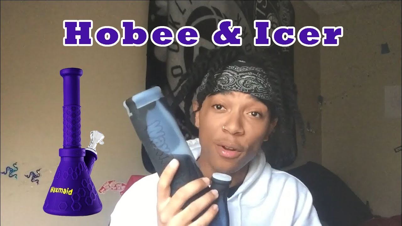 Smoke Sesh Waxmaid Icer & Waxmaid Hobee water pipe
