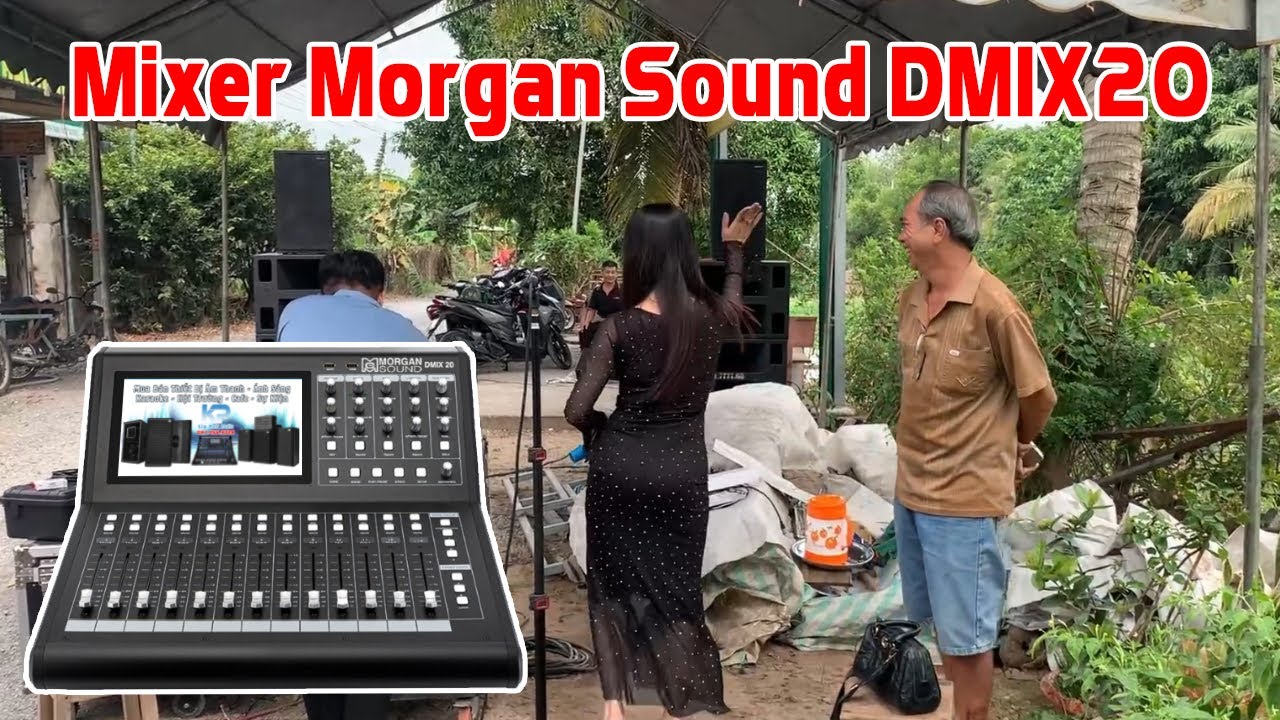 B&agrave;n Giao V&agrave; Setup Mixer Morgan DMIX20 về AN GIANG