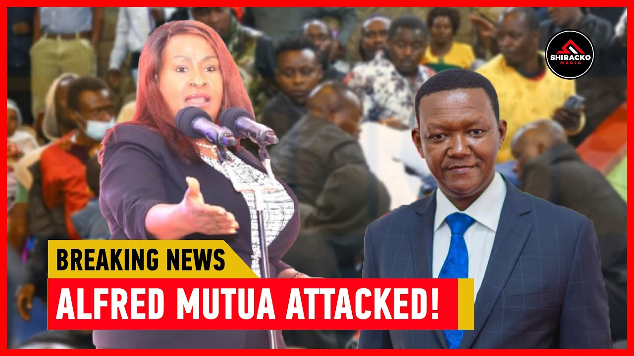 DRAMA IN MACHAKOS AS WAVINYA NDETI AND HER TROOPS DESTROYS MUTUA FOR ATTACKING KALONZO MUSYOKA