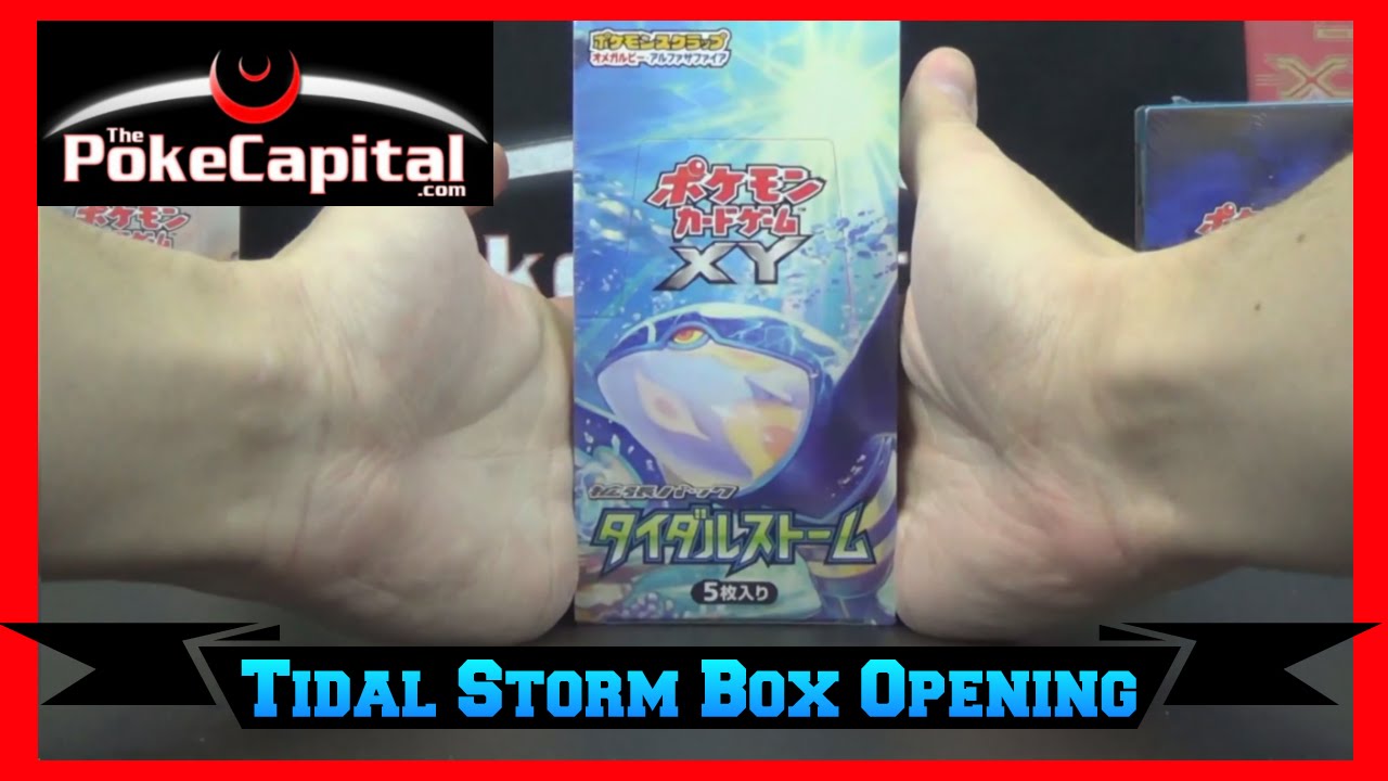 Pokemon XY5 Tidal Storm Booster Box Opening (Japanese)