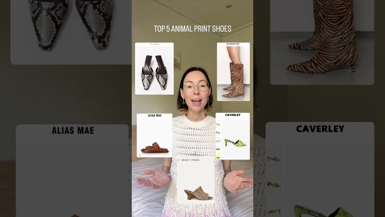 My top 5 animal print shoes #whatpeoplewear #fashion #animalprint #shoes #fashionstyle #outfit