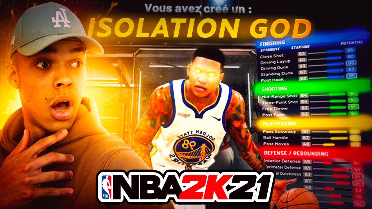 NBA 2K21 - J'ai créé mon build parfait, un DÉMON ! *MyPLAYER CREATION/ISO GOD*