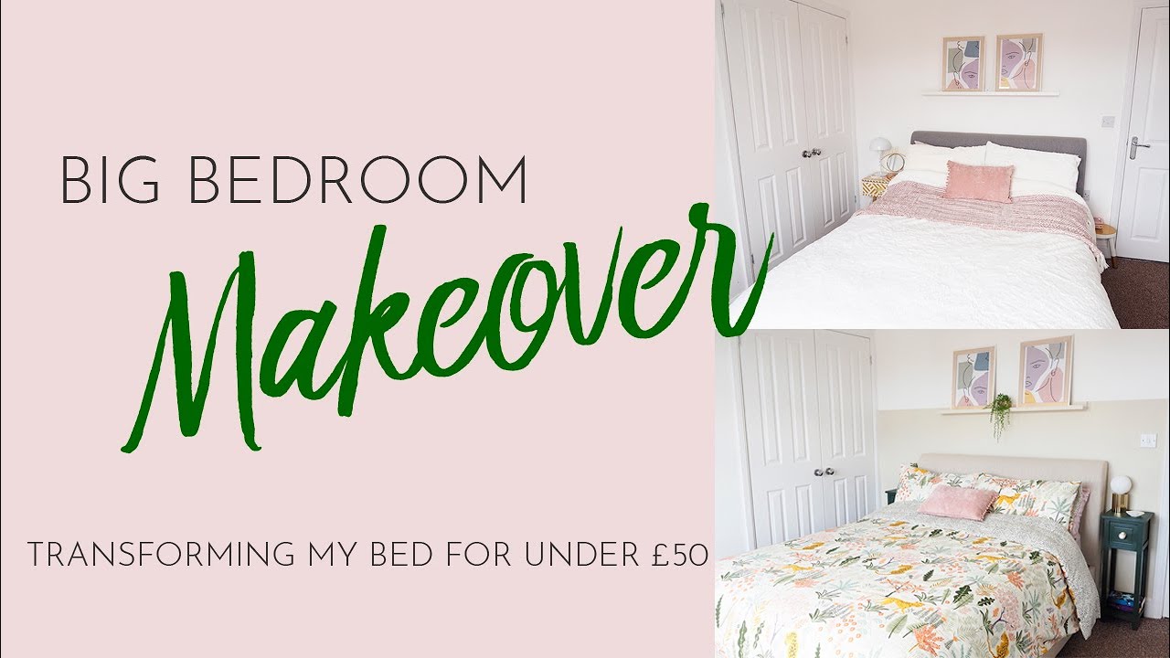 BIG BEDROOM MAKEOVER | Transforming my bed for under &pound;50 - Bang On Style