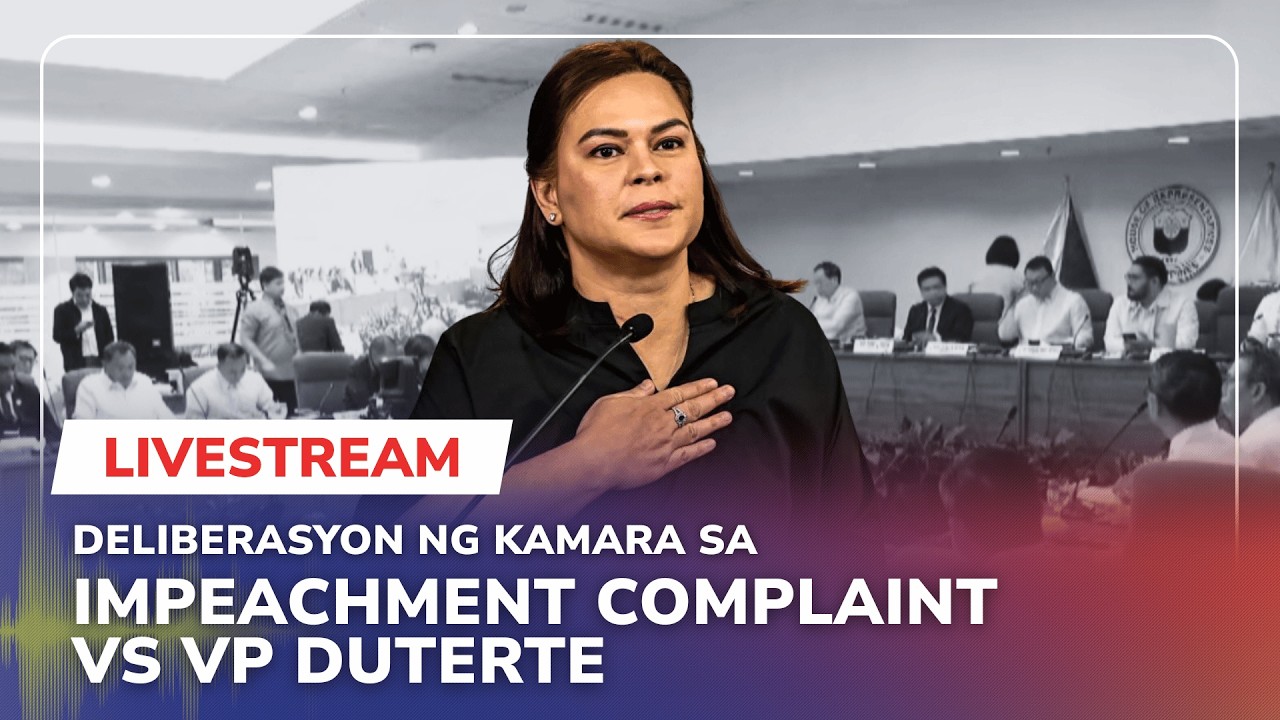 LIVE: House panel resumes VP Duterte impeachment deliberations | DZMM Teleradyo (03 March 2026)