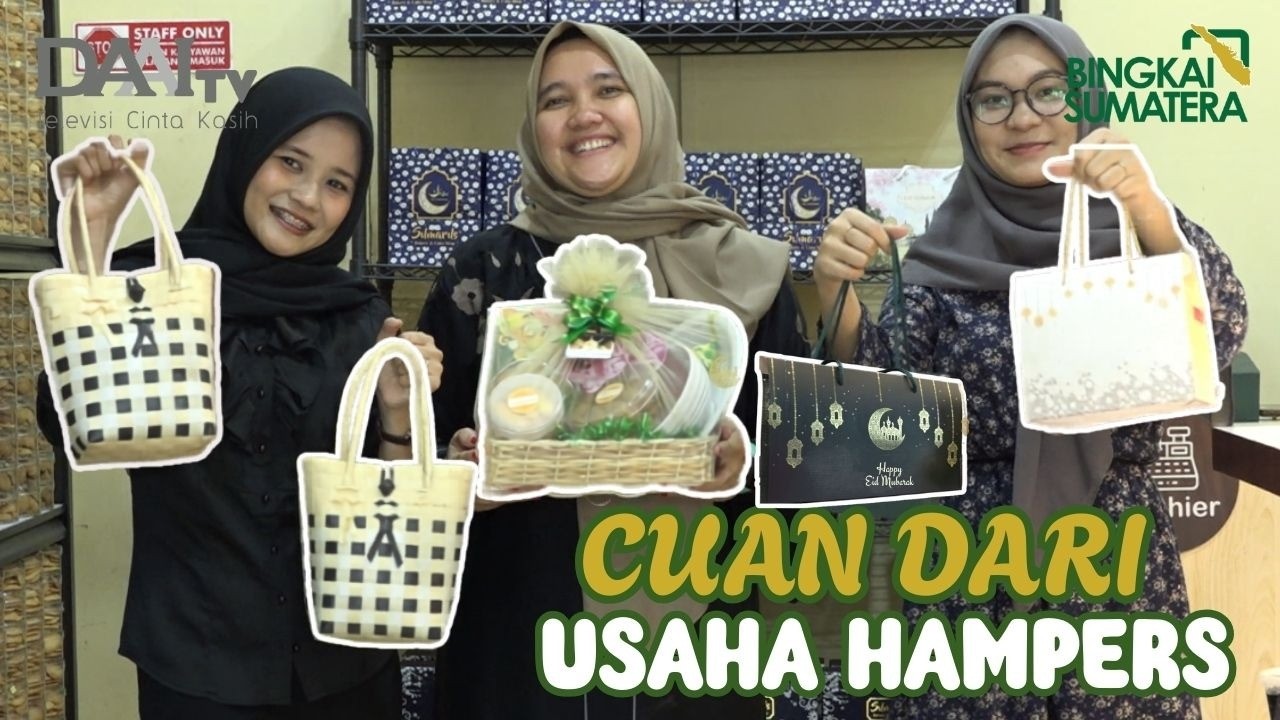 Musim Lebaran = Musim Cuan! Dewi Raup Untung  dari Usaha Hampers 🎁  | Bingkai Sumatra
