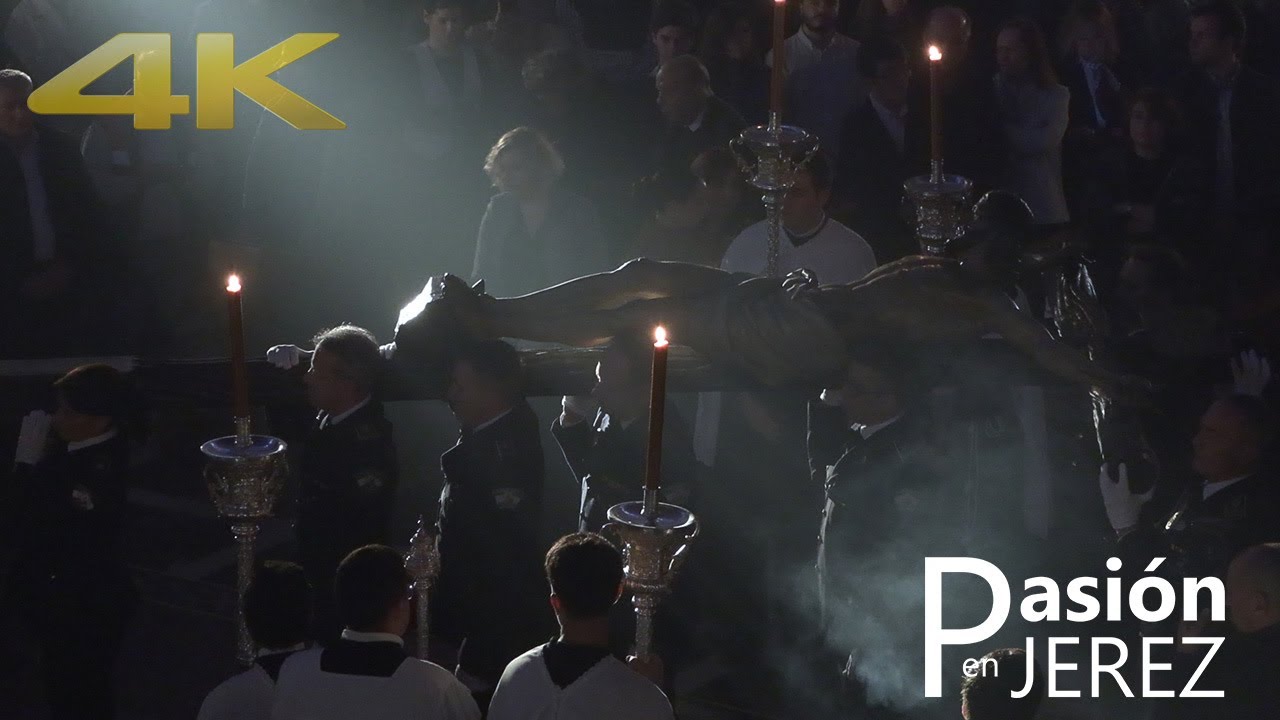 Traslado del Cristo de la Defensión a su paso de salida - Jerez 2025