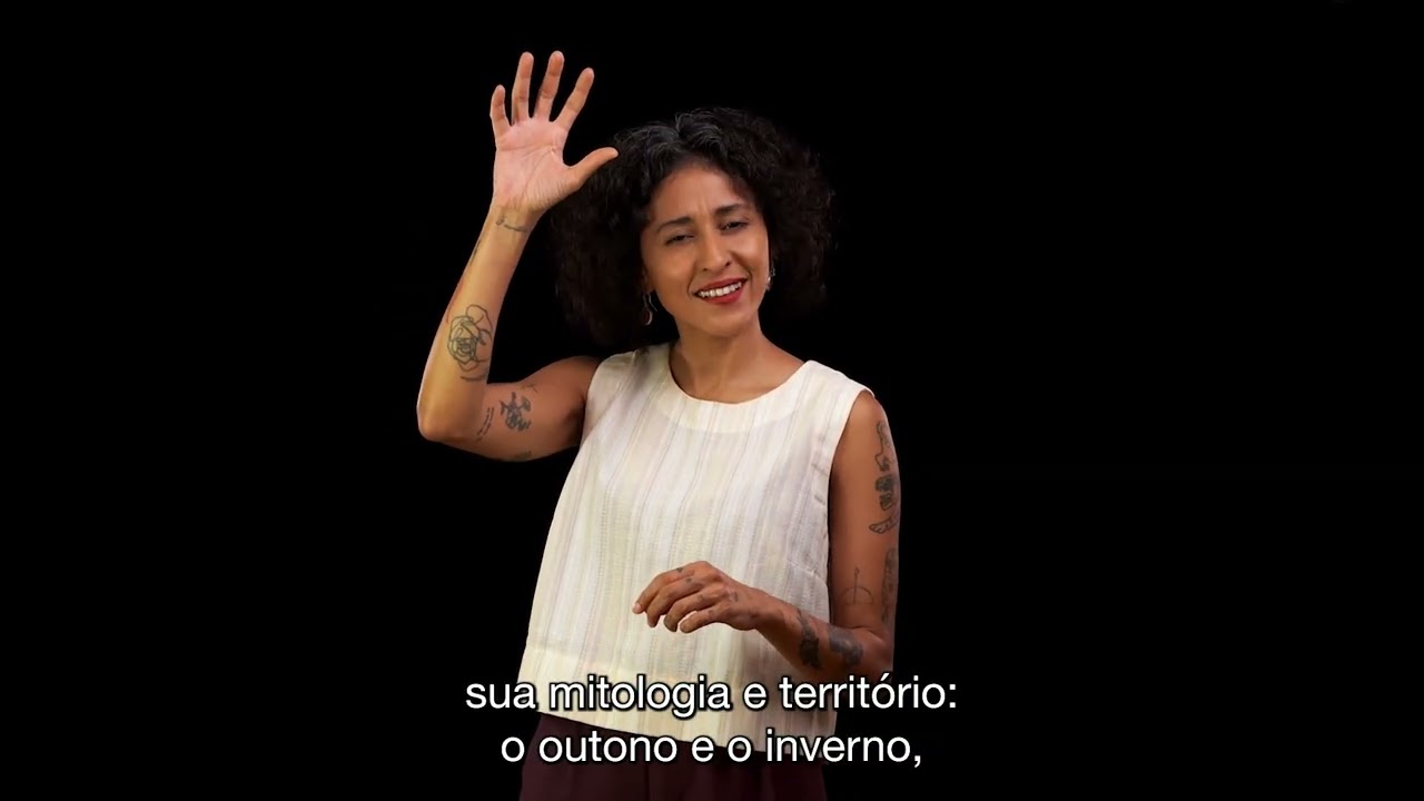 MASP Acessibilidade | Claudia Alarcón & Silät: viver tecendo | Faixa de apresentação