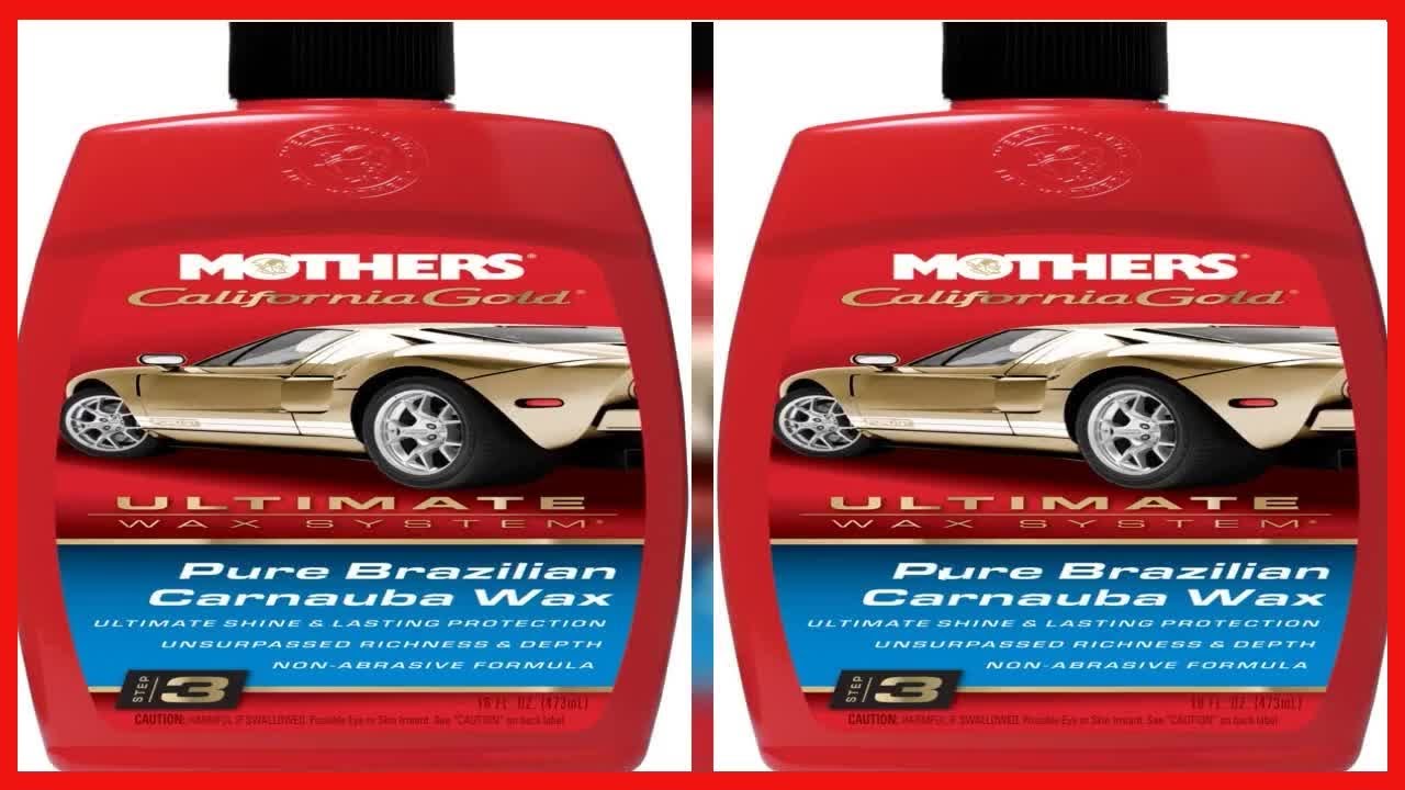 Mothers Pure Brazilian Carnauba Wax Deep Shine and Long Lasting Protection for Your Vehicle