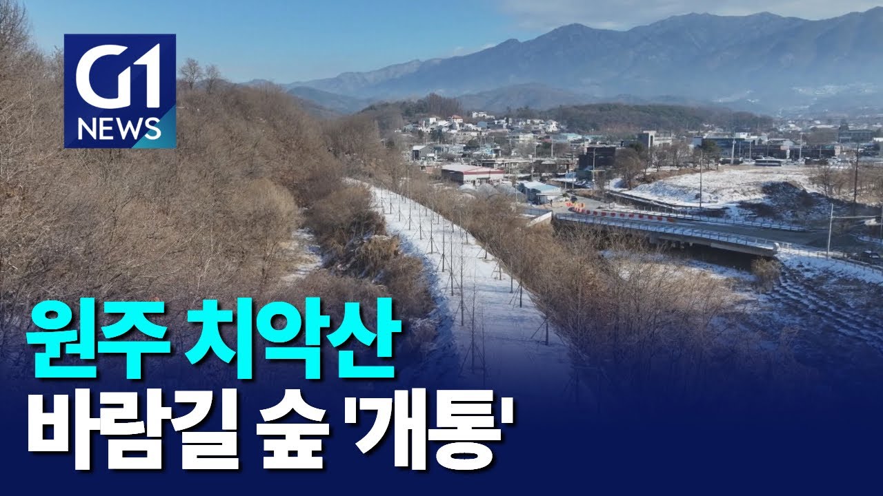 [G1뉴스]원주 치악산 바람길 숲 '개통'