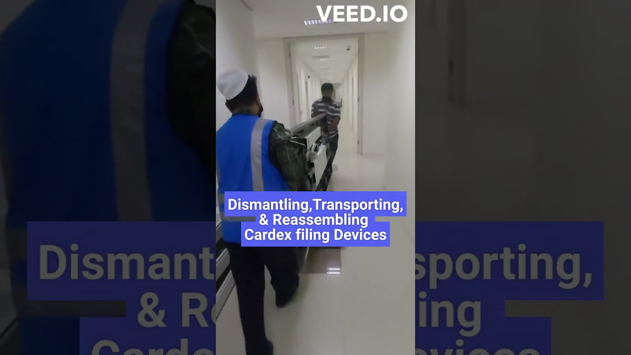 فك ونقل وإعادة تركيب جهاز كاردكس ودواليب وارفف ملفات وخزائن ملفات متحركة