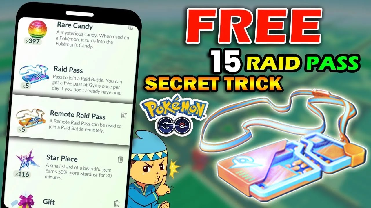 How To Get 15 Free Raid Pass in One Day in Pokemon Go | Pokemon Go New Free Raid Pass Trick
