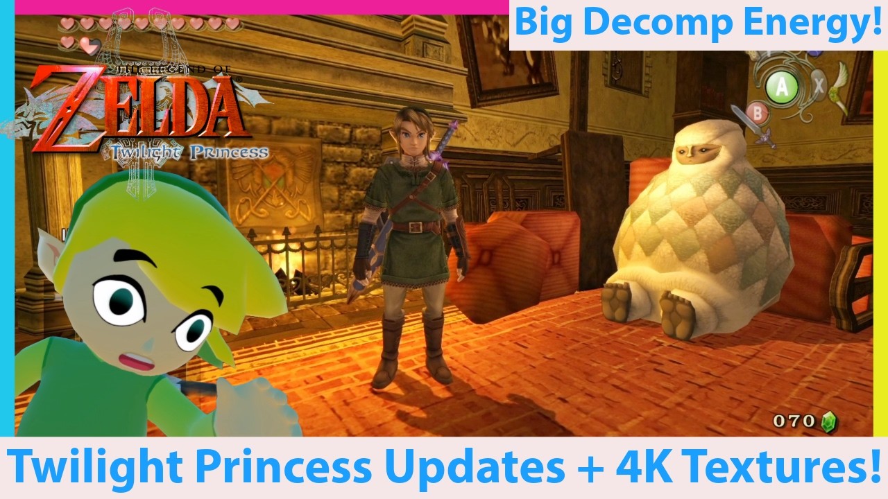 Twilight Princess PC Port Updated! Play with 4K Textures Too!