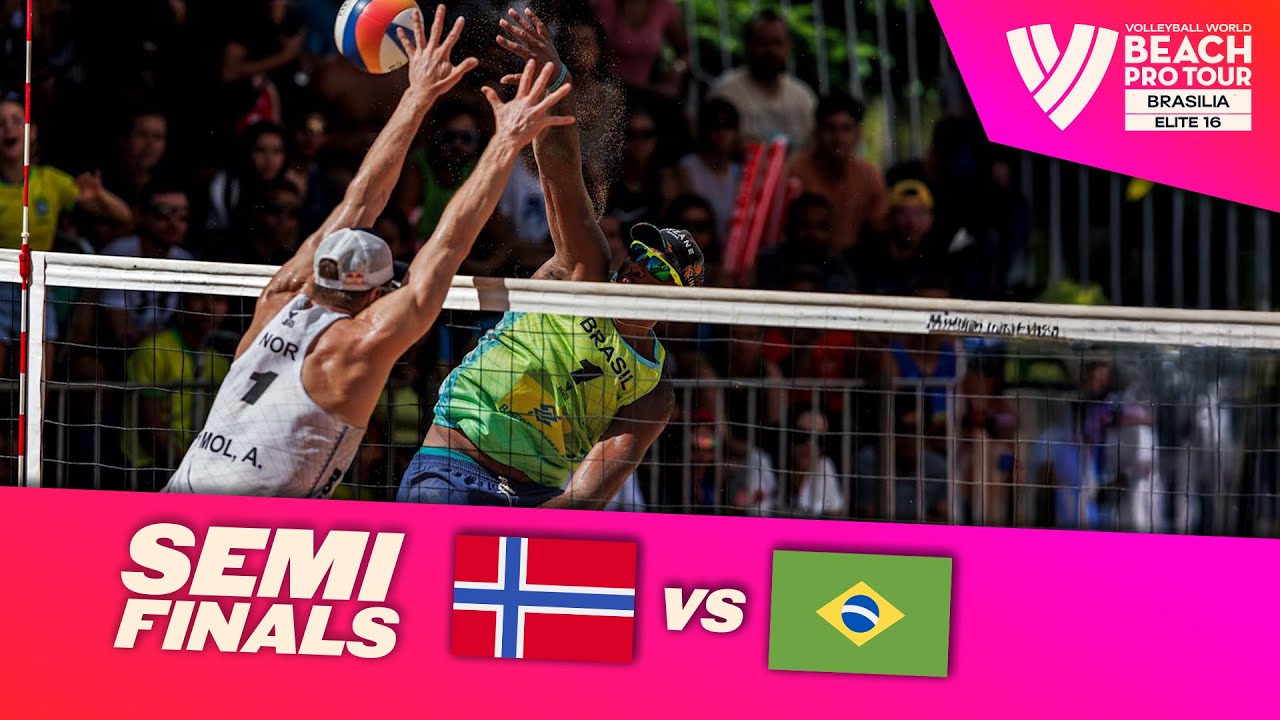 Mol, A./Sørum, C. vs. Evandro/Arthur - Semi Final Highlights | Brasilia 2025 #BeachProTour