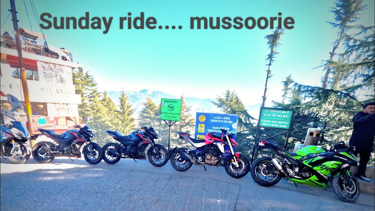 Sunday ride 🏍️🏍️ mussoorie. // Xtreme 250r parformance in hill. // Group ride // Amit badhani 