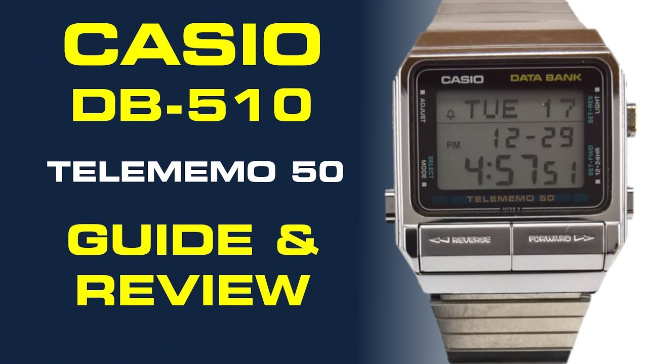 Casio Vintage Databank Watch DB-510 Guide & Review