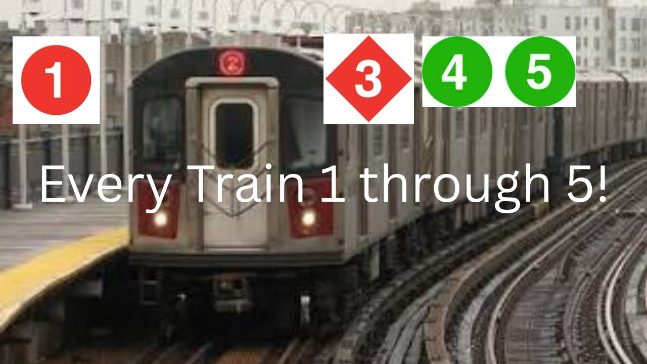 Q44 rides the 1 through 5 trains on Roblox | IRT Mainline