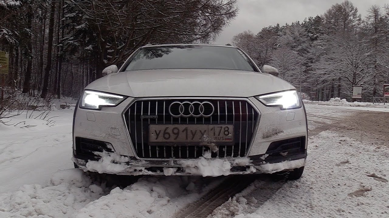 Allroad meets snow for the first time / Audi A4 B9 Allroad Quattro Ultra Snow Drift