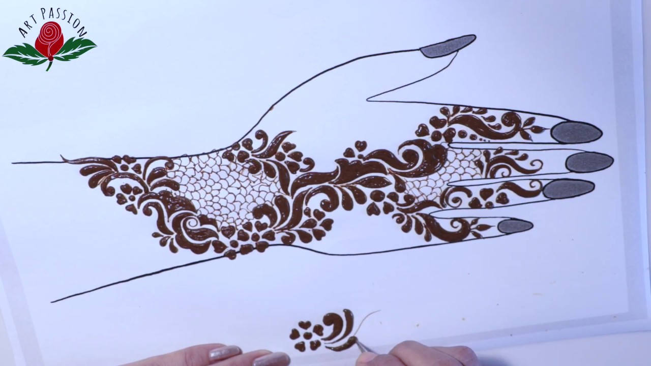 simple mehndi chapter 64 :  g :गल्फ़ आरबिक स्टाइल लेटेस्ट ग्लव्ज़ मेहँदी डिज़ाइन :  Hindi