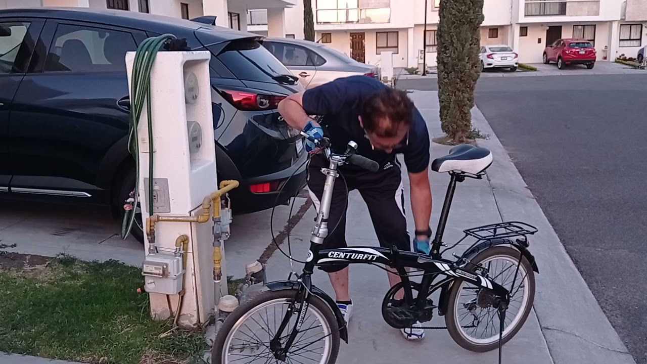 desplegado bicicleta CENTURFIT 20