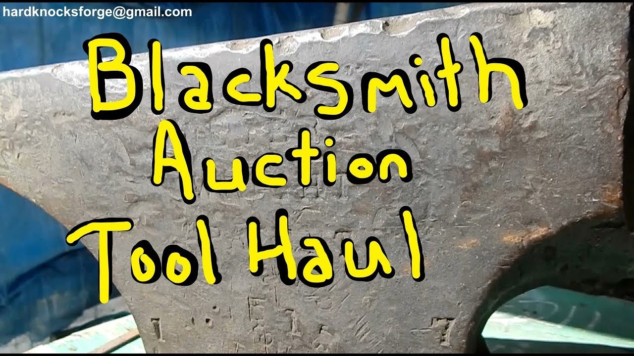 Blacksmith Auction Tool Haul