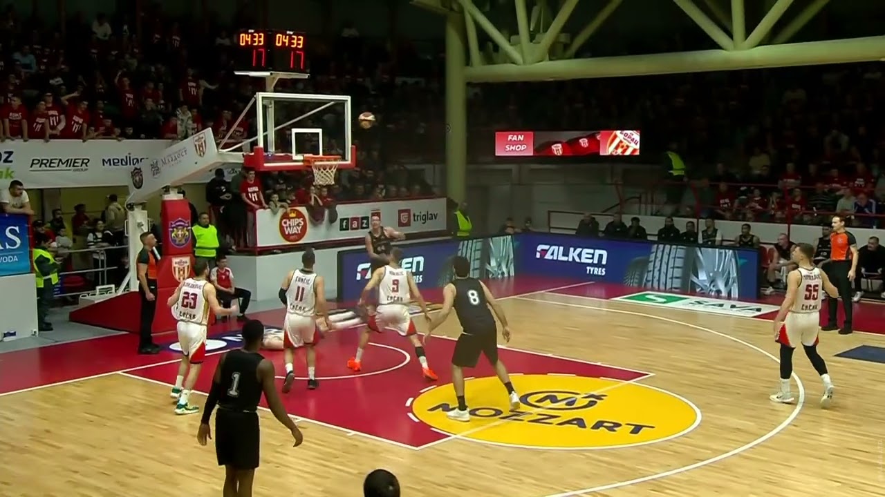 AdmiralBet ABA League 25/26, highlights, Round 18: Borac Mozzart - U-BT Cluj-Napoca (7.2.2026)