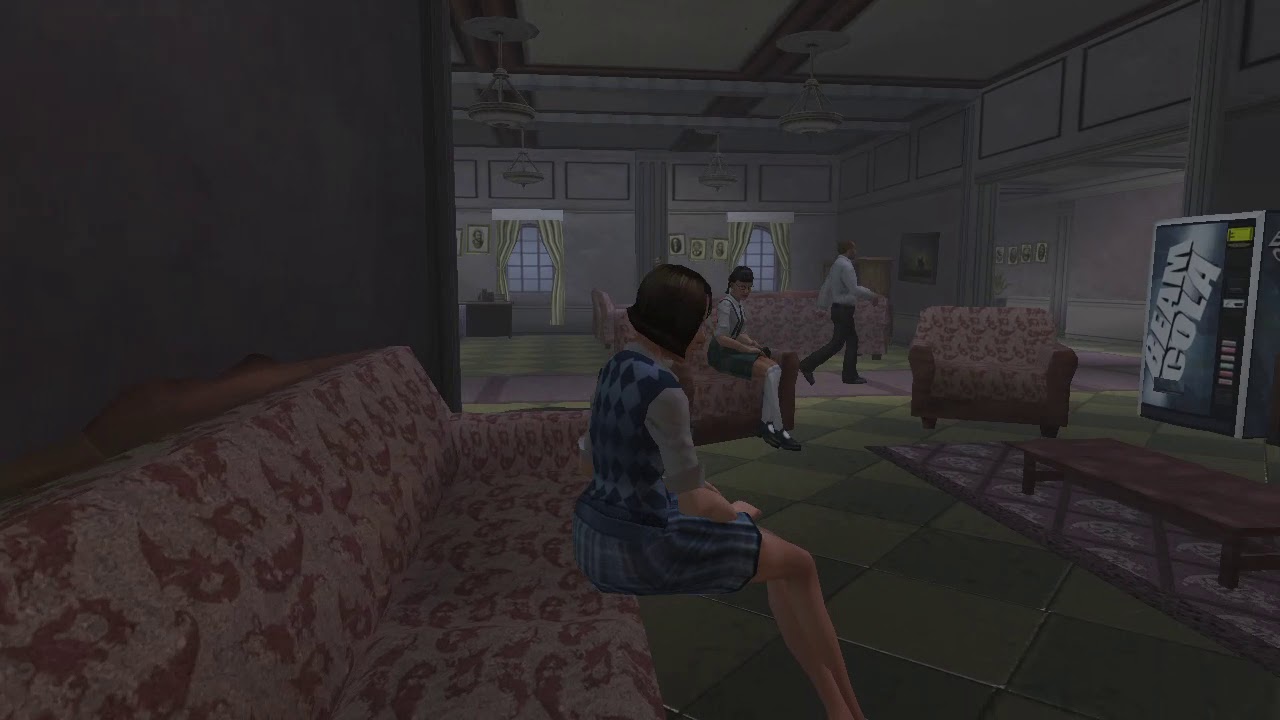 Bully SE: Появление большего количества пешеходов в общежитии девушек.