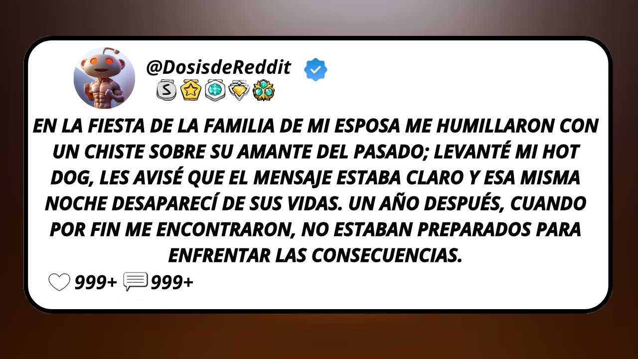 En La Fiesta De La Familia De Mi Esposa Me Humillaron Con Un Chiste Sobre Su Amante Del Pasado...