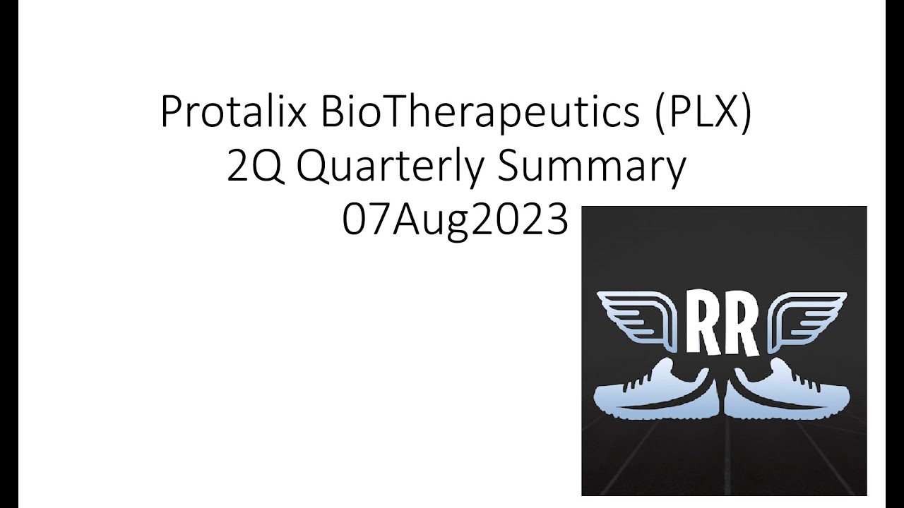 Protalix BioTherapeutics PLX 2Q Quarterly Summary 07Aug2023