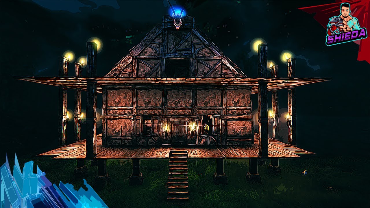 BUILD a MEDIEVAL HOUSE with this valheim mods!
