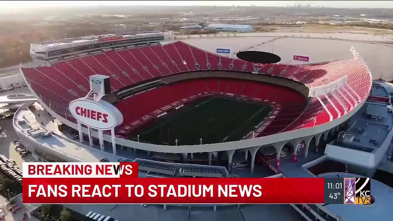 Chiefs fans react to stadium news