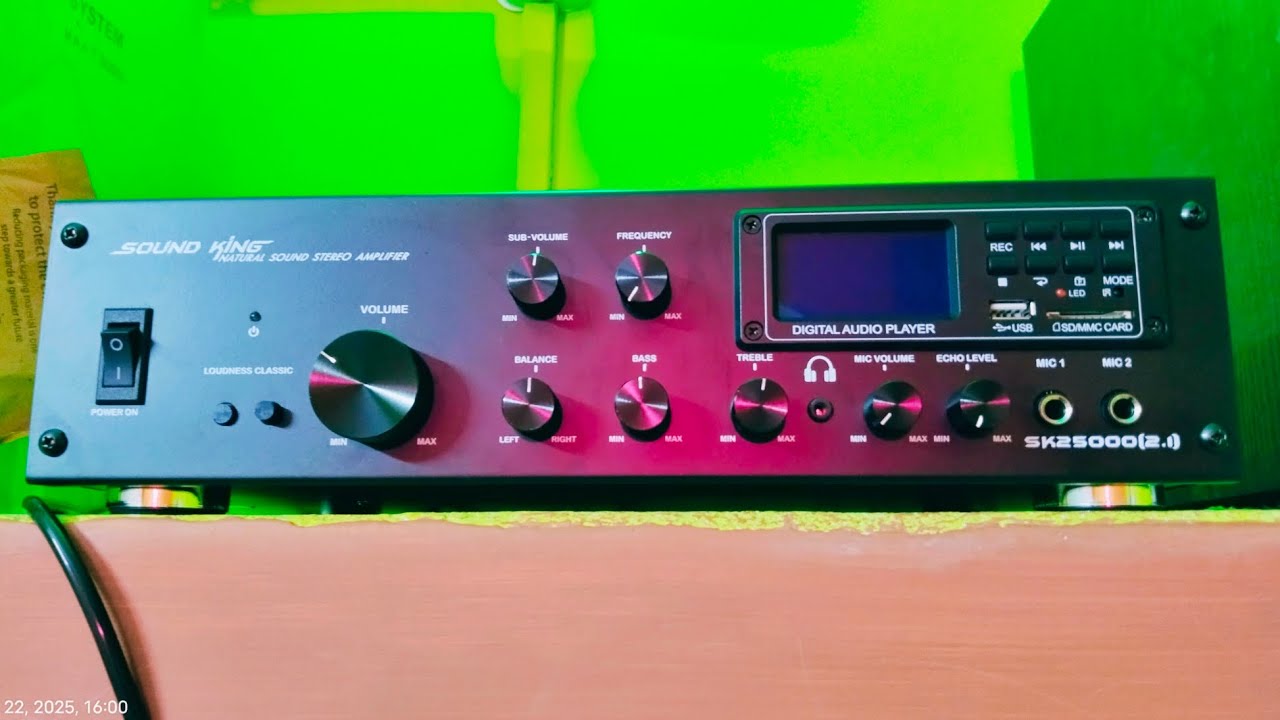 Soundking sk 25000 ,2.1 Amplifier short