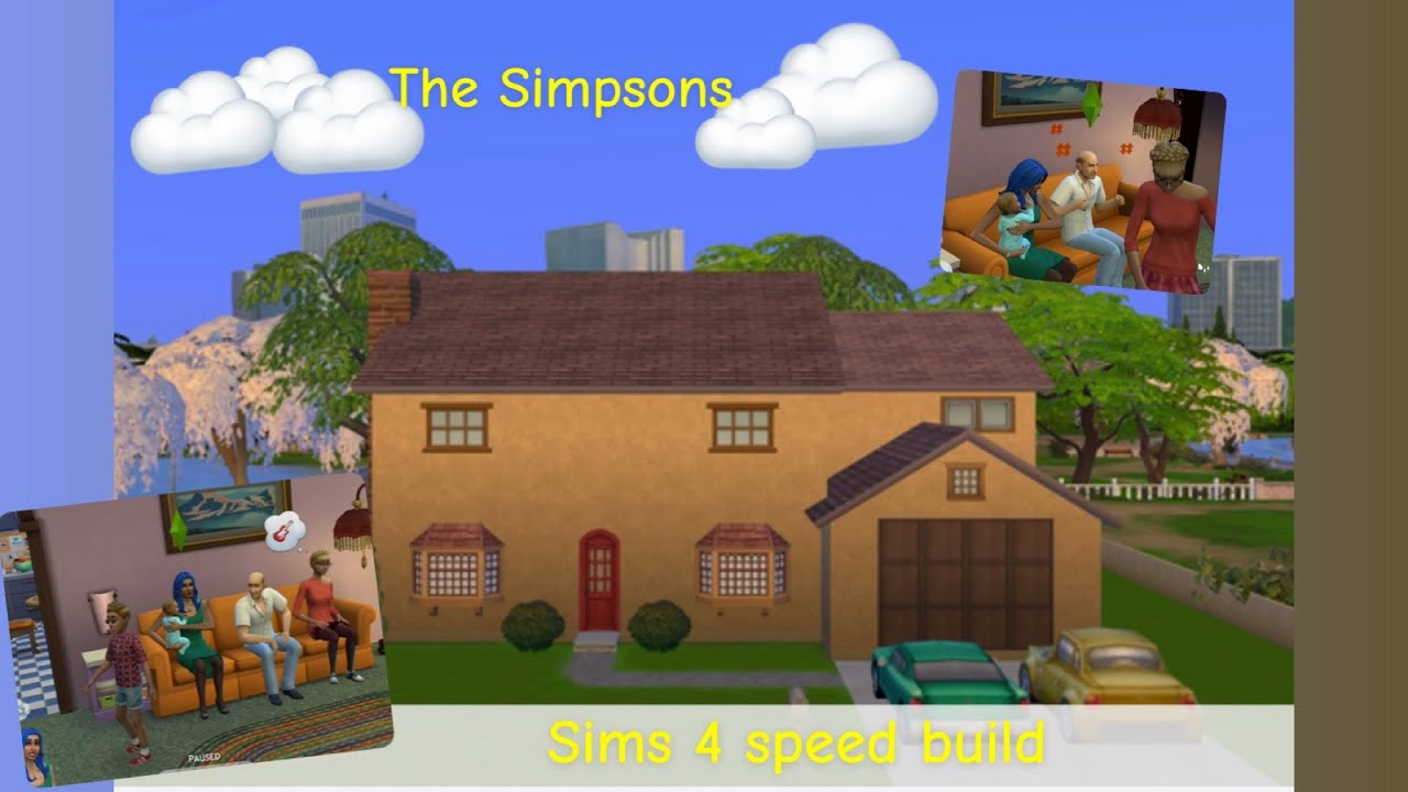 The Simpsons House | Sims 4 Speed Build