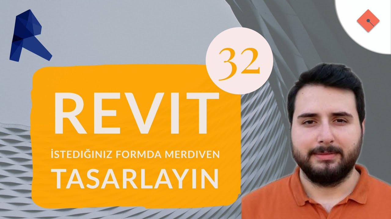 Revit Dersleri #32 | İstediğiniz Formda Merdiven Tasarlayın