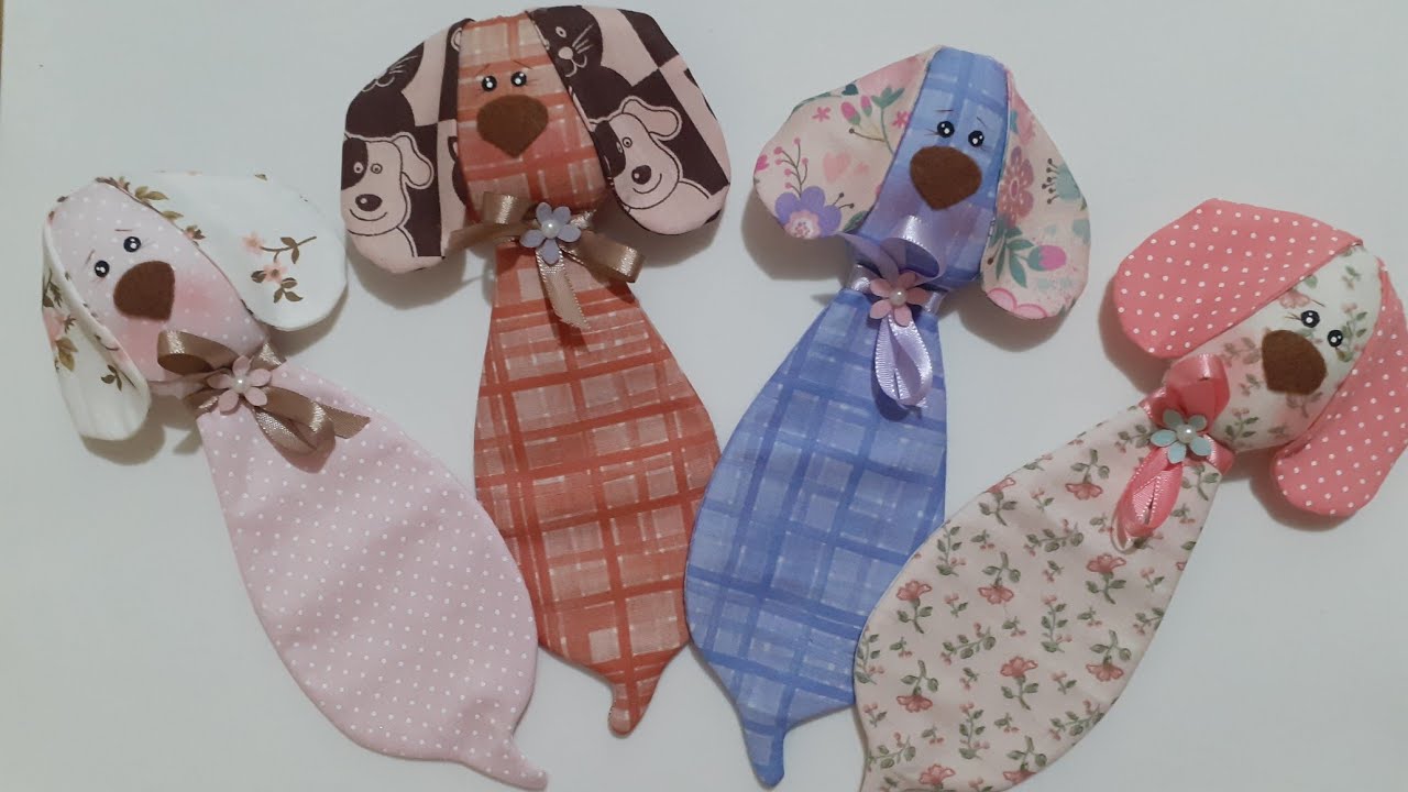 Marcador de páginas cachorrinho! Uma lembrancinha especial para o dia dos Professores! Faça e venda!