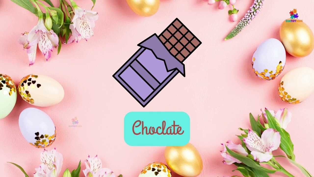 Learn Easter Vocabulary With Pictures | Kids Vocabulary | DintoyKids