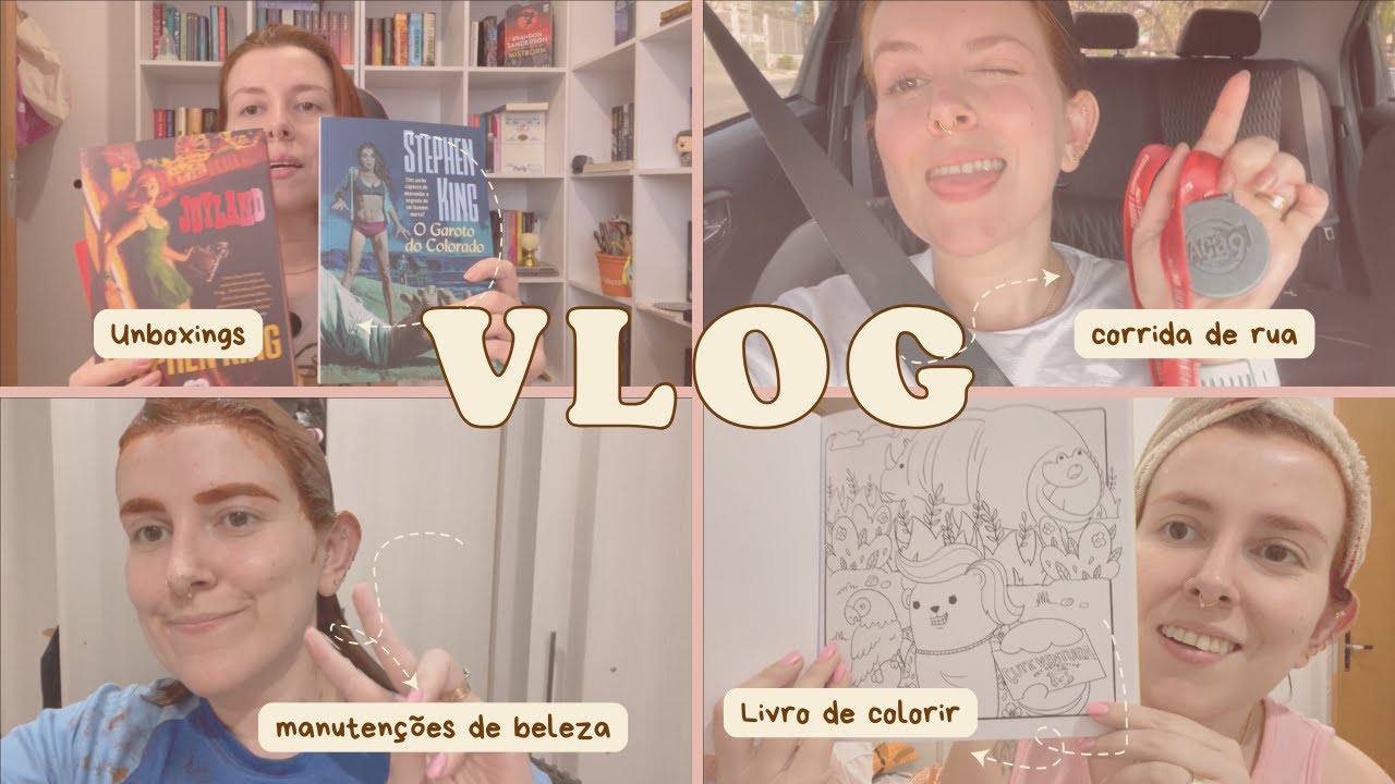 3 LIVROS FINALIZADOS, UNBOXINGS E CORRIDAS- VLOG 43
