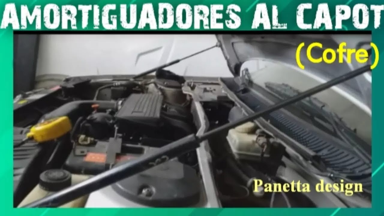 Como poner amortiguadores al Capot - Peugeot 405 - Tuning Garage - Panetta design