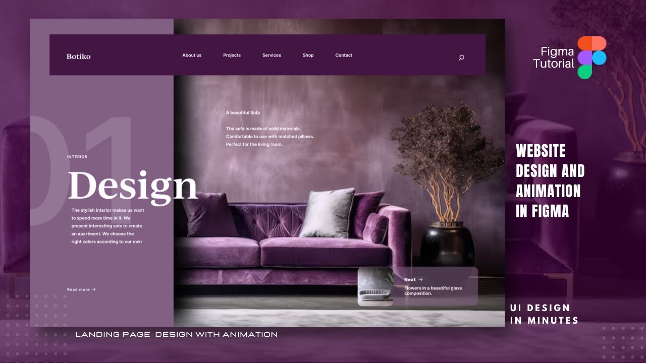 Figma Landing Page Design and Animation in Minutes I Figma Tutorial