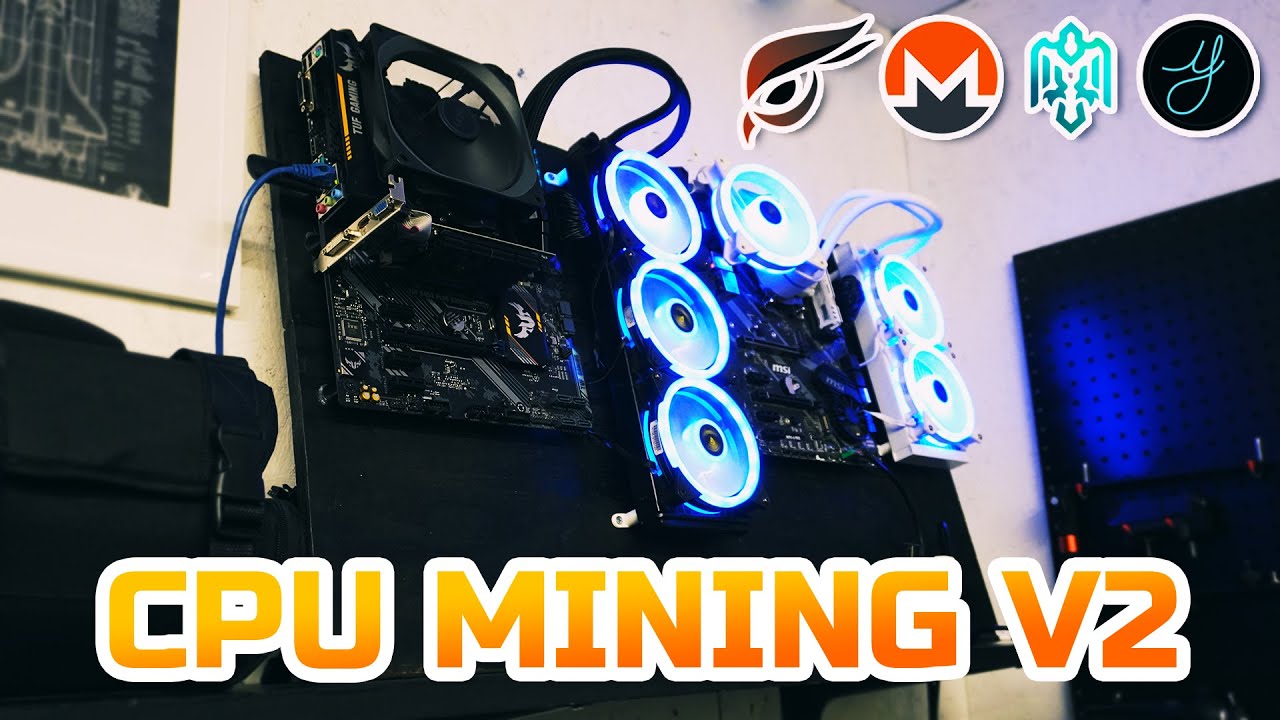CPU Mining Rig V2 | RTM, AVN, YDA, & XMR Mining
