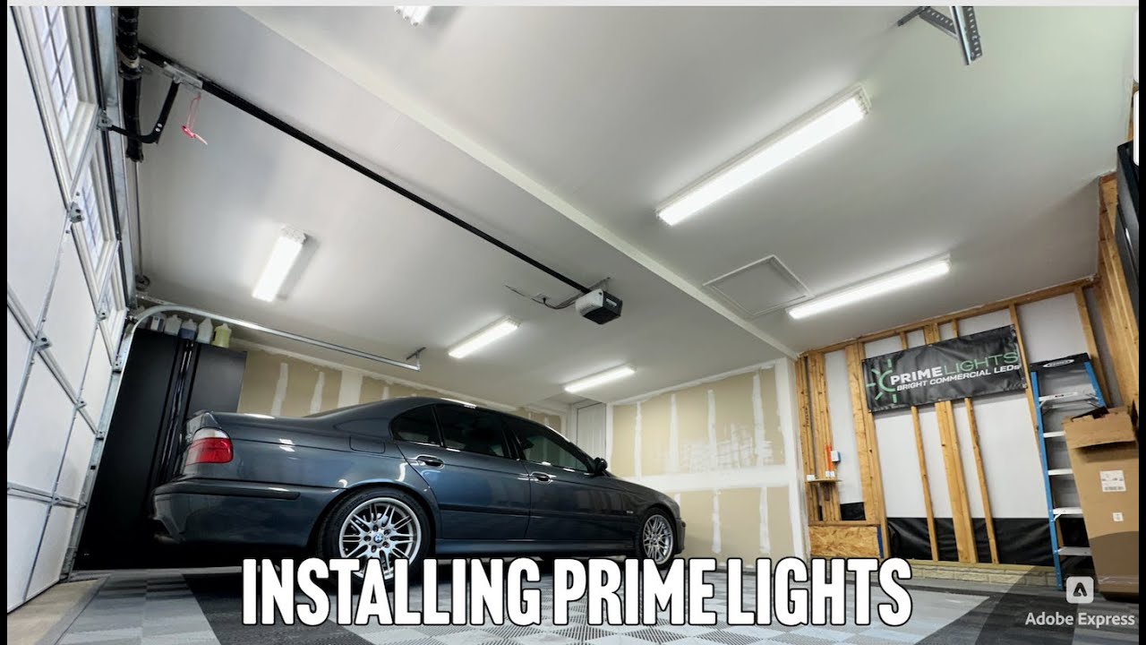 Installing PRIME LIGHTS In My Garage: T8 Stingray