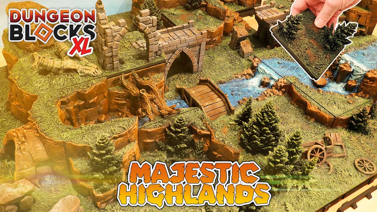 DUNGEON BLOCKS XL - MAJESTIC HIGHLANDS