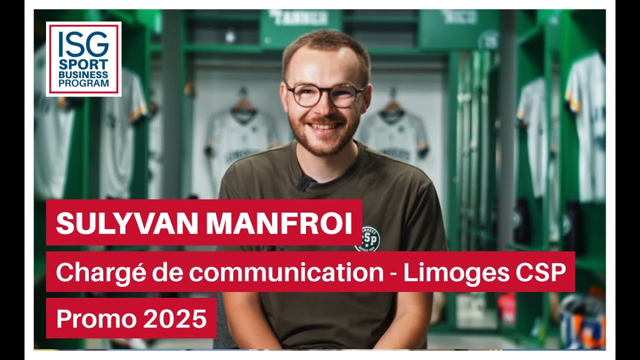 Immersion dans les coulisses du Limoges CSP 🏀 | Sulyvan, alumni ISG