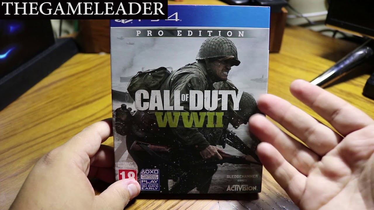 Call Of Duty: WW2 [Pro Edition] (PS4) - Unboxing