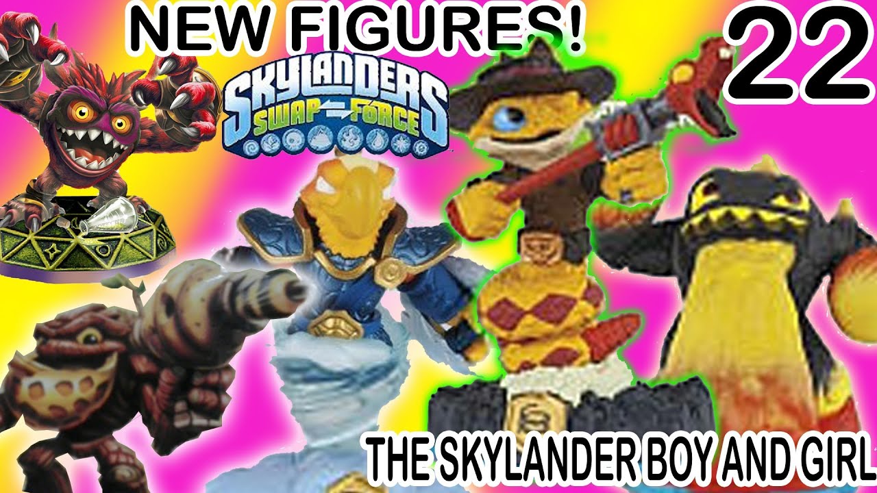 New Swap Force Characters - 22 Total + WiFi / Variants (News / Review) HD