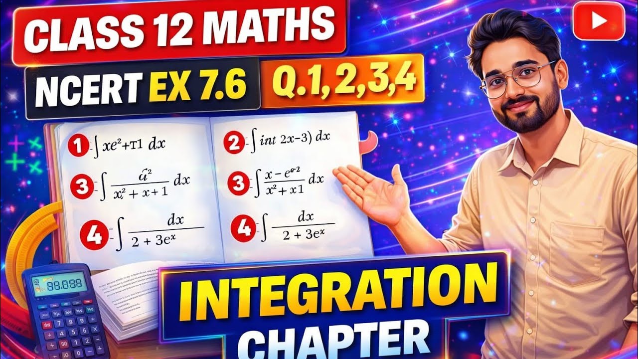 Ncert class.12 maths  ex 7.6 q,1,2,3,4 intigration chapter,class.12 maths ncert ex 7.6 q,1 to 4