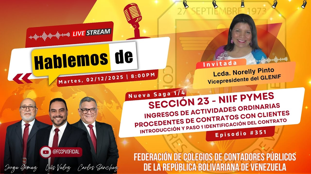 HABLEMOS DE: Sección 23 - NIIF PYMES, Introducción y Paso 1, Identificación del Contrato.
