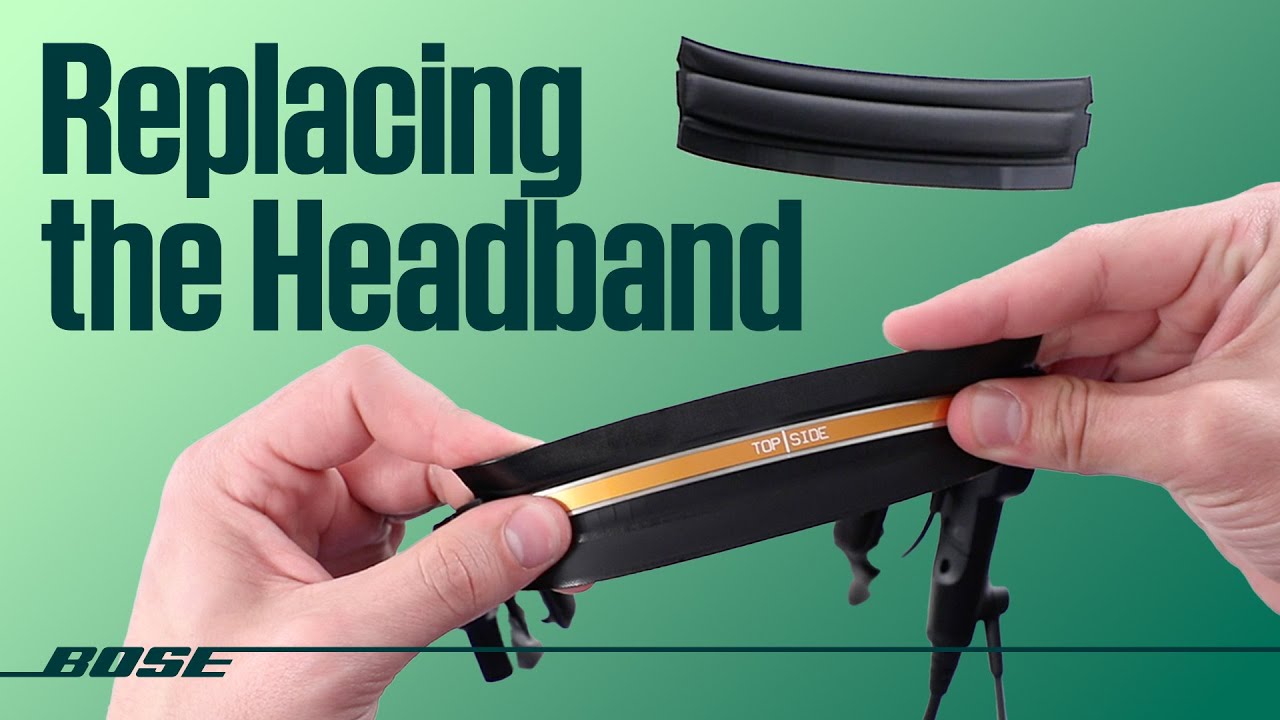 Bose ProFlight Aviation Headset &ndash; Replacing the Headband