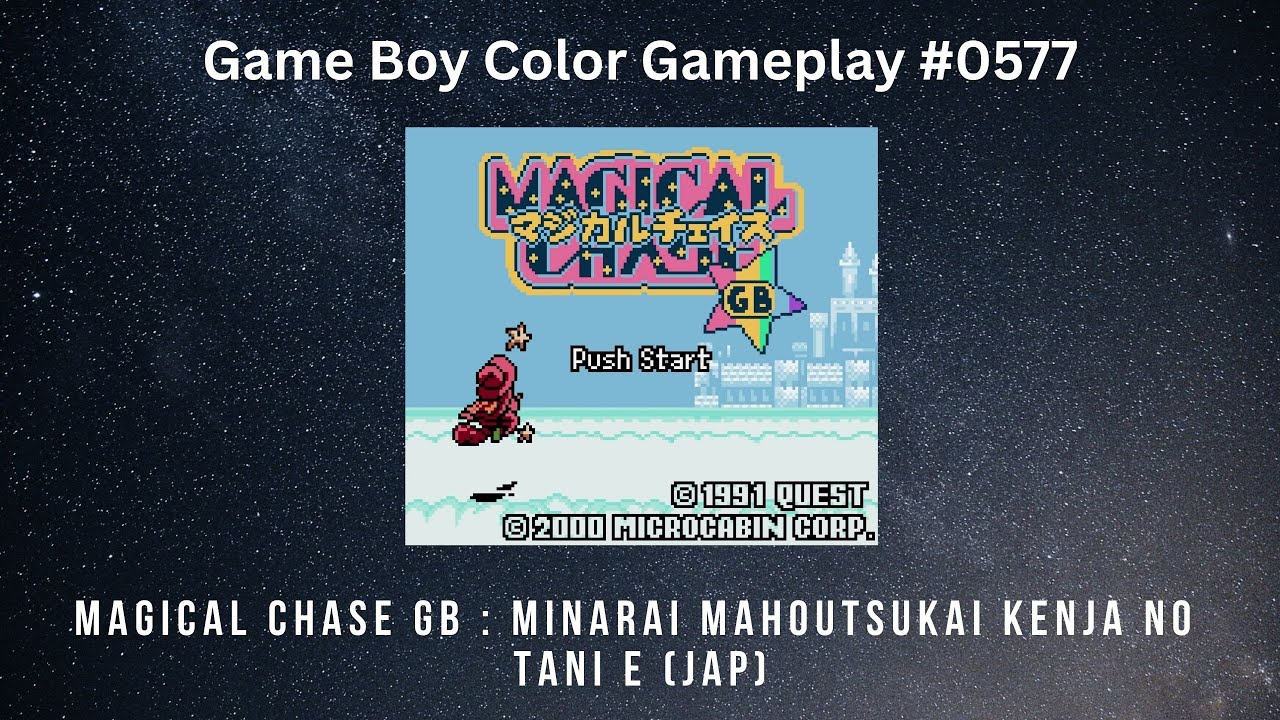 Magical Chase GB : Minarai Mahoutsukai Kenja No Tani E (JAP) (Game BOy Color / Gameplay #0577)
